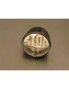 PILOTO TRASERO LED NEGRO/CROMADO CON LUZ DE MATRICULA HOMOLOGADO