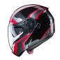 CASCO MODULAR CABERG LEVO SONAR NEGRO-ROJO-ANTRACITA-PLATA CASCO MODULAR CABERG LEVO SONAR NEGRO-ROJO-ANTRACITA-PLATA
