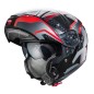 CASCO MODULAR CABERG LEVO SONAR NEGRO-ROJO-ANTRACITA-PLATA CASCO MODULAR CABERG LEVO SONAR NEGRO-ROJO-ANTRACITA-PLATA