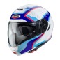 CASCO MODULAR CABERG LEVO SONAR BLANCO-AZUL-CELESTE-ROJO