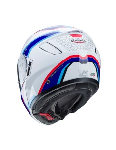 CASCO MODULAR CABERG LEVO SONAR BLANCO-AZUL-CELESTE-ROJO
