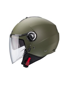 CASCO JET CABERG RIVIERA V4 VERDE MILITAR MATE