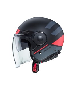 CASCO JET CABERG UPTOWN LOFT NEGRO MATE - ANTRACITA - NARANJA FL