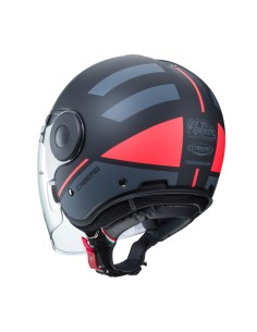 CASCO JET CABERG UPTOWN LOFT NEGRO MATE - ANTRACITA - NARANJA FL