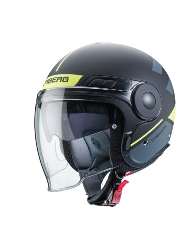CASCO JET CABERG UPTOWN LOFT NEGRO MATE - ANTRACITA - AMARILLO FL CASCO JET CABERG UPTOWN LOFT NEGRO MATE - ANTRACITA - AMARILLO FL