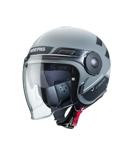 CASCO JET CABERG UPTOWN LOFT GRIS MATE - NEGRO - PLATA CASCO JET CABERG UPTOWN LOFT GRIS MATE - NEGRO - PLATA
