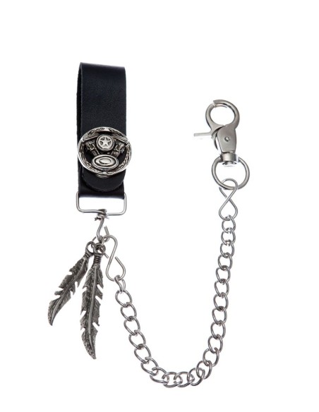 CADENA CINTURON FINA MOTOR V-TWIN Y PLUMAS