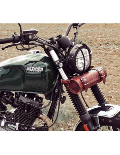 RULO PEQUEÑO BÁSICO MARRÓN 25X9CM