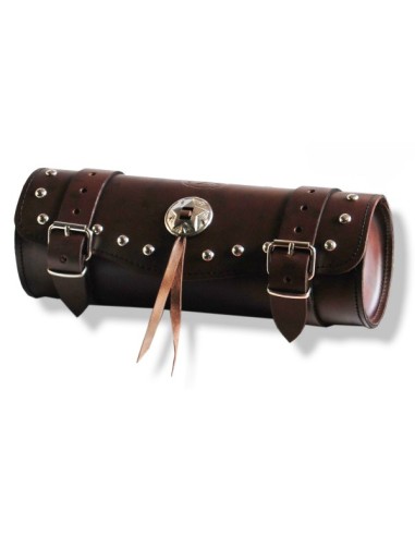 RULO MEDIANO CLASICO MARRON 1 CONCHO 29X11CM RULO MEDIANO CLASICO MARRON 1 CONCHO 29X11CM