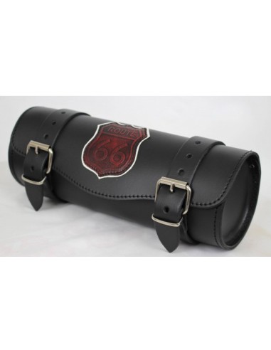 RULO PEQUEÑO CUSTOM BÁSICO RUTA 66 RED VINTAGE  25X9CM