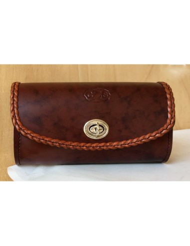 BOLSO PANTALLA CUSTOM TRENZADO MARRÓN 22X12X8CM BOLSO PANTALLA CUSTOM TRENZADO MARRÓN 22X12X8CM