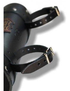 RULO MEDIANO BÁSICO TEX CALADO MARRÓN VINTAGE 29X11CM