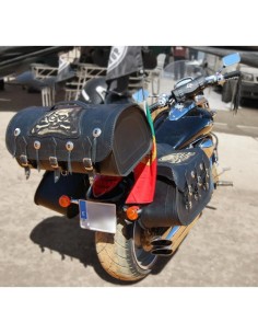 BAUL TRASERO RÍGIDO DOSCAS BÁSICO CELTIC CALAVERAS TIBIAS