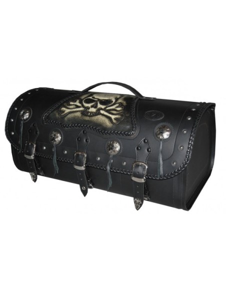 BAUL TRASERO RIGIDO DOSCAS CLÁSICO CELTIC CALAVERA TIBIAS UNIVERSAL