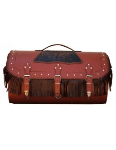 BAUL TRASERO RIGIDO DOSCAS CLÁSICO CELTIC FLECOS BIG BOSS MARRÓN UNIVERSAL
