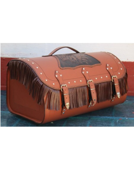 BAUL TRASERO RIGIDO DOSCAS CLÁSICO CELTIC FLECOS BIG BOSS MARRÓN UNIVERSAL