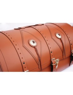 BAUL TRASERO BIG-FOOT BÁSICO ROMBOS MARRÓN CUERO UNIVERSAL