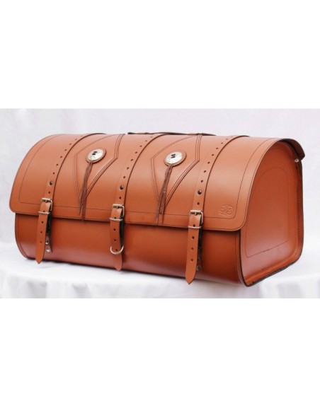 BAUL TRASERO BIG-FOOT BÁSICO ROMBOS MARRÓN CUERO UNIVERSAL