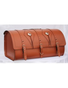 BAUL TRASERO BIG-FOOT BÁSICO ROMBOS MARRÓN CUERO UNIVERSAL