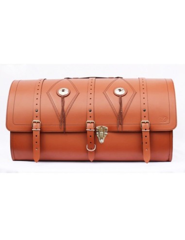 BAUL TRASERO BIG-FOOT BÁSICO ROMBOS MARRÓN CUERO UNIVERSAL BAUL TRASERO BIG-FOOT BÁSICO ROMBOS MARRÓN CUERO UNIVERSAL