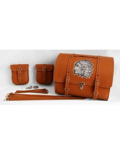 BAUL TRASERO CUSTOM DOSKITAS BÁSICO BIG BOSS CAMEL UNIVERSAL