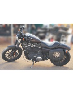 ALFORJA SPARTA SKULL HARLEY DAVIDSON LADO IZQ CON HUECO AMORTIGUADOR