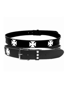 CINTURON PIEL CRUZ DE HIERRO